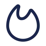 Fire Minimalistic SVG Icon